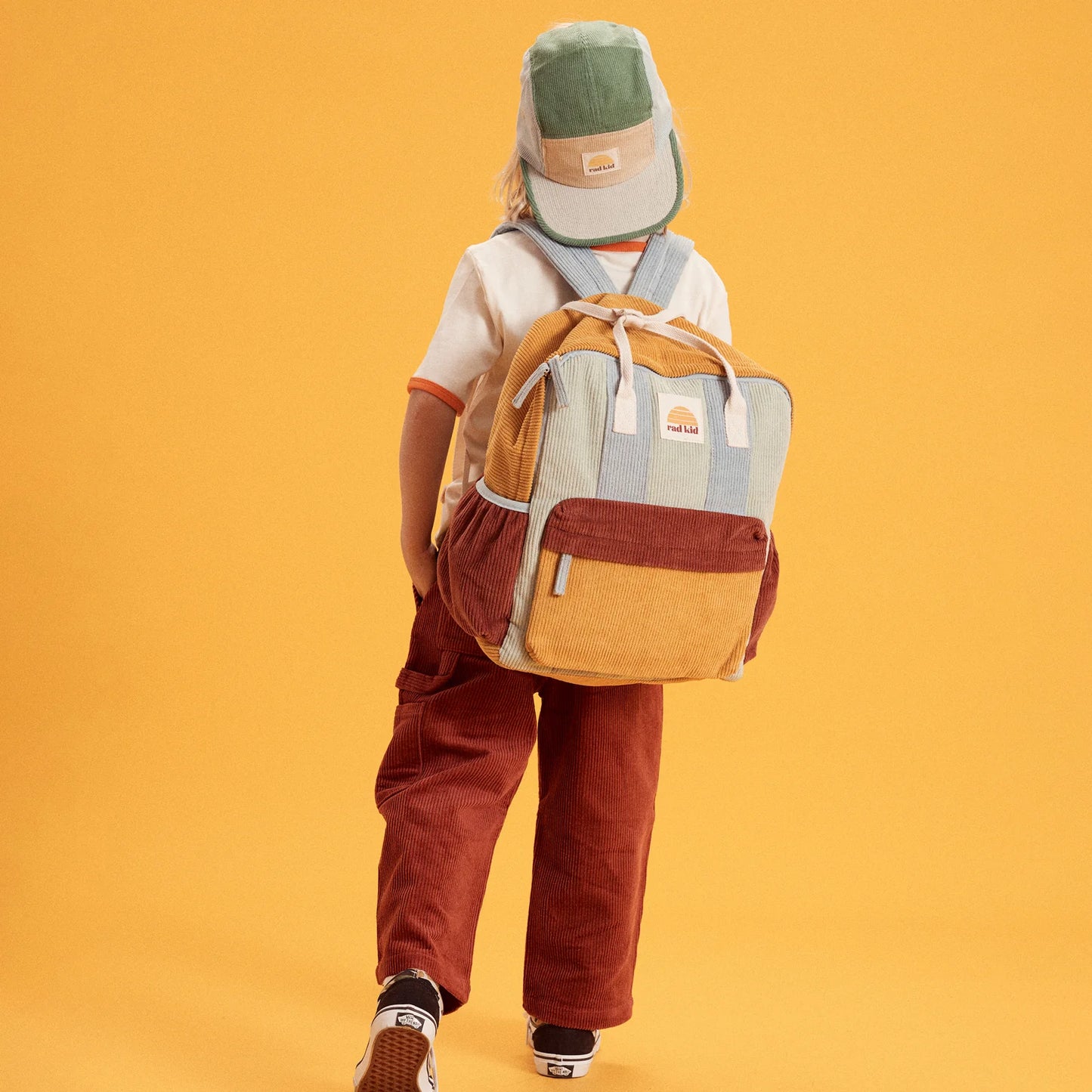 Corduroy Splice Eco Kids Backpack-Reef