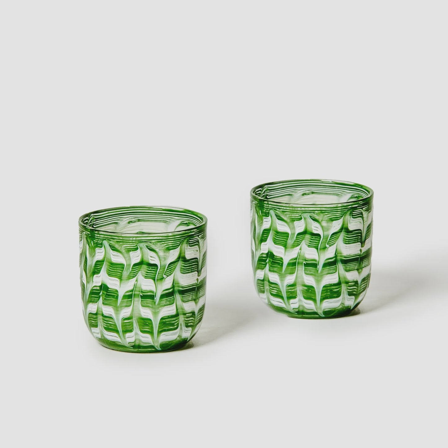 Watercolour Green Tumblers (set of 2)