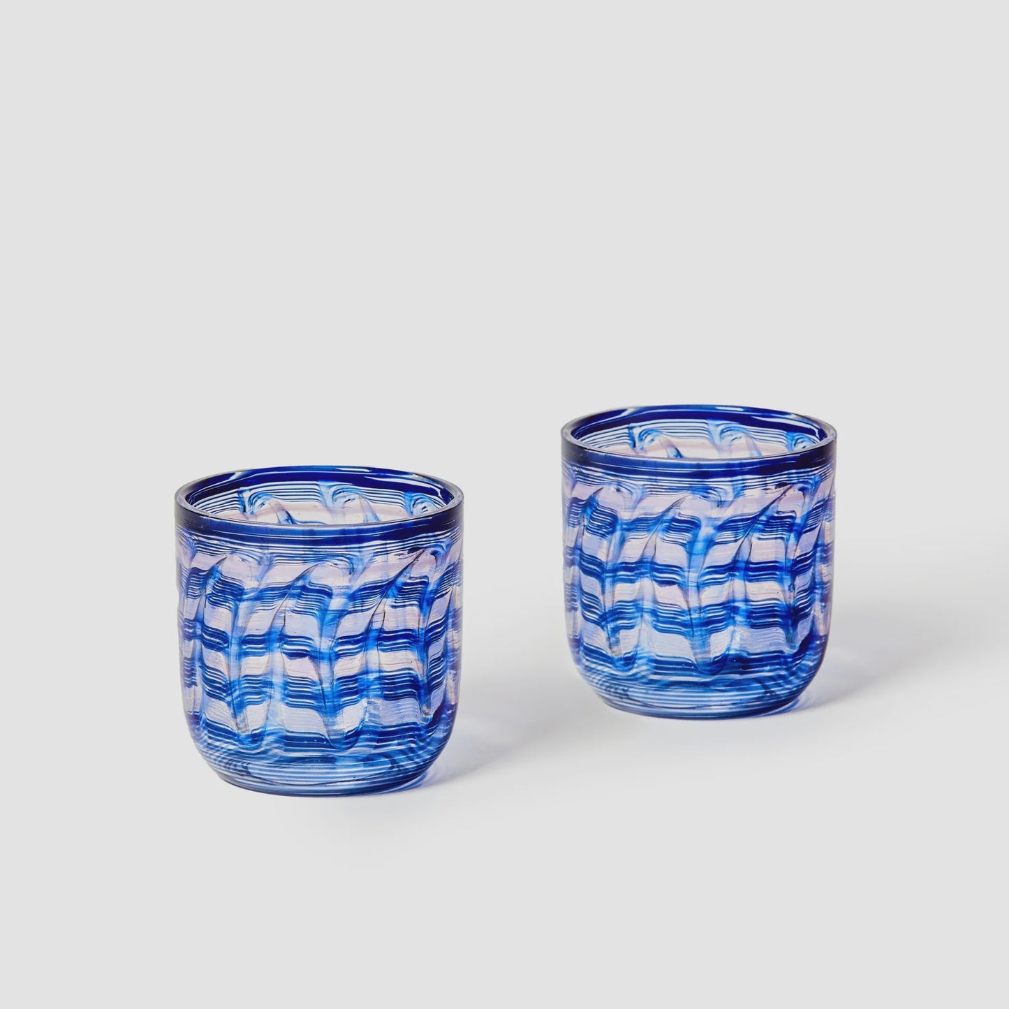 Watercolours Blue Tumblers (set of 2)