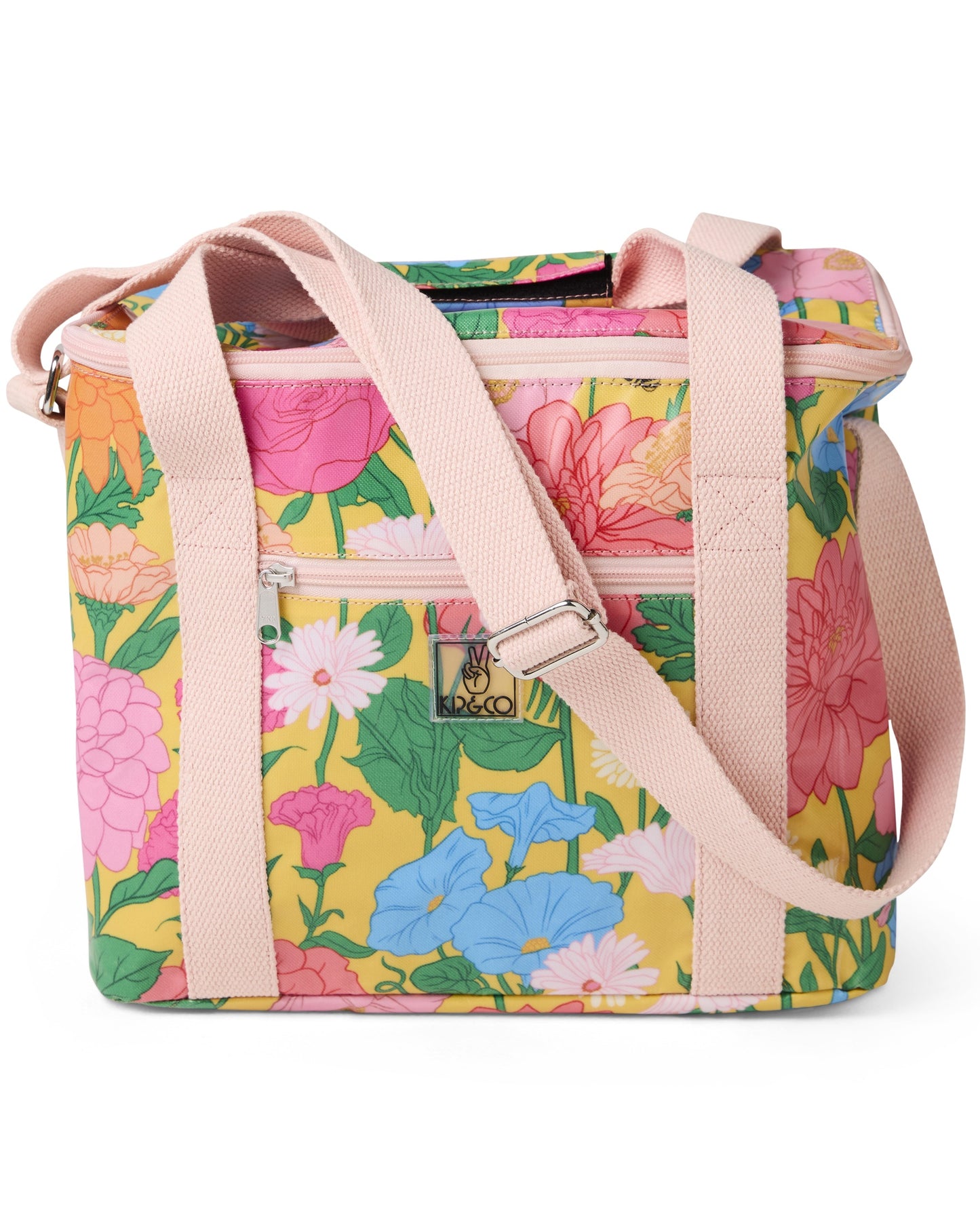 Follow The Sun Yellow Cooler Bag One Size