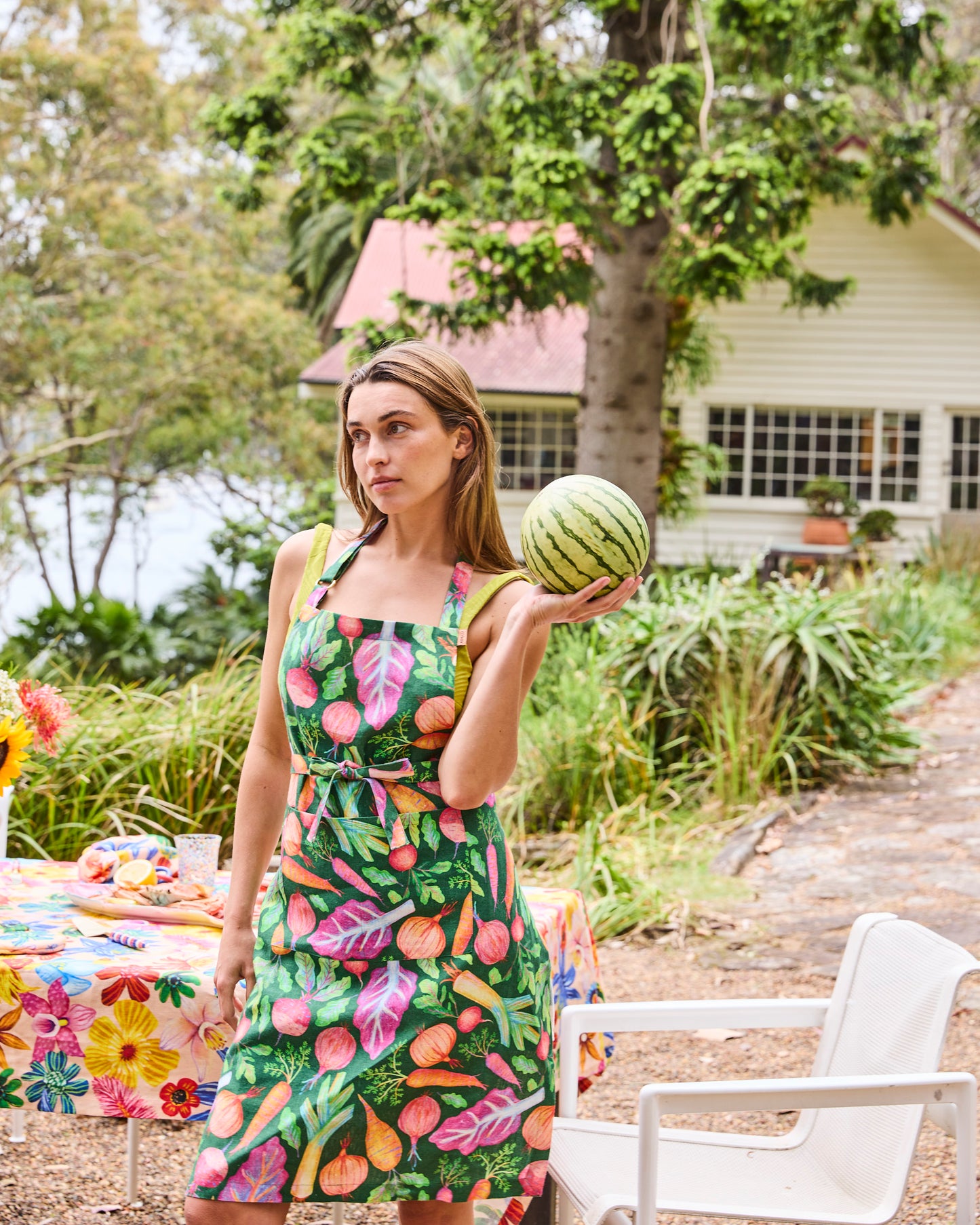 Veggie Soup Apron One Size