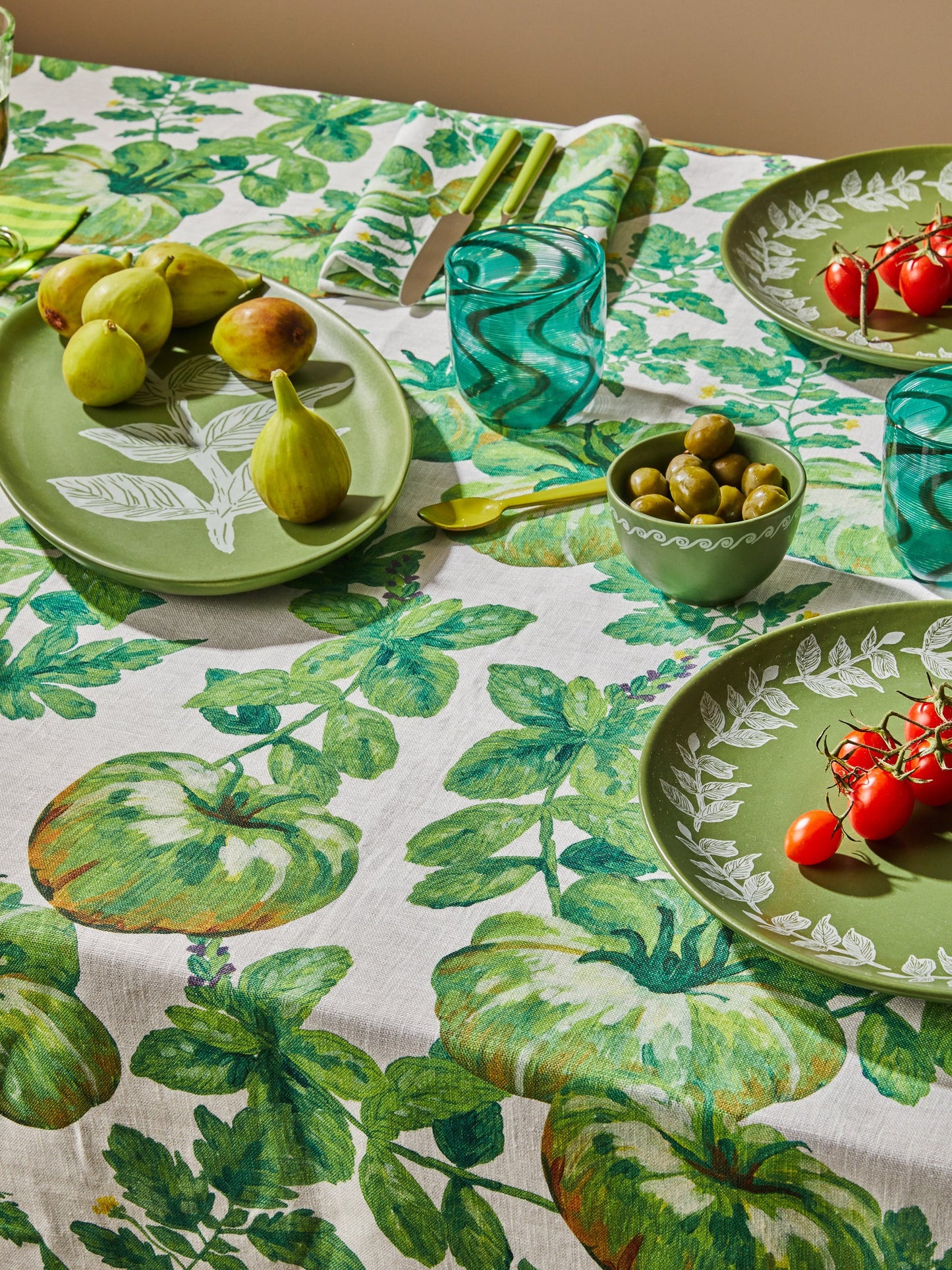 Vines Green Small Bowl (set of 3)