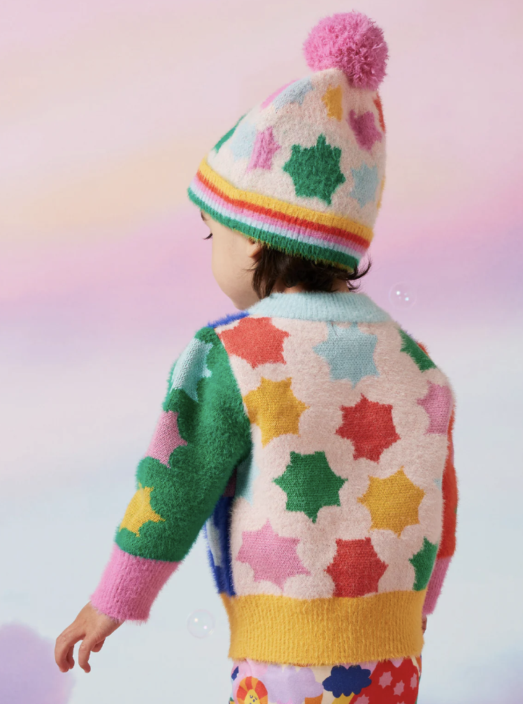 Rainbow Valley Knit Beanie - 3-6 M