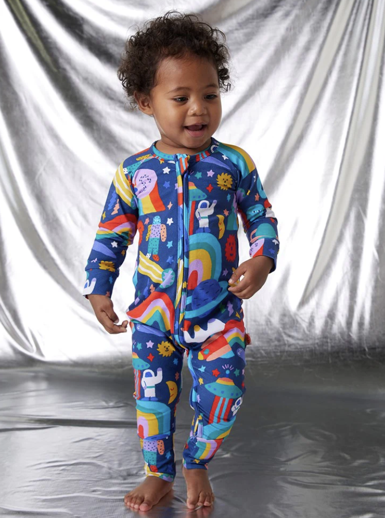 Rocket Ride Long Sleeve Romper