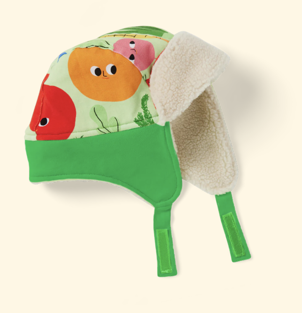 Happy Harvest Sherpa Trapper Hat - 1-2 Years