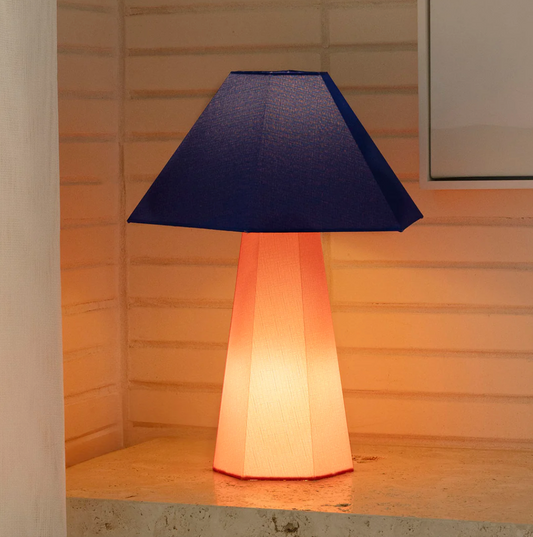 Blake Table Lamp- Azure Petal