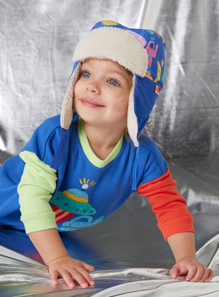 Rocket Ride Sherpa Trapper Hat- 1-2 Years