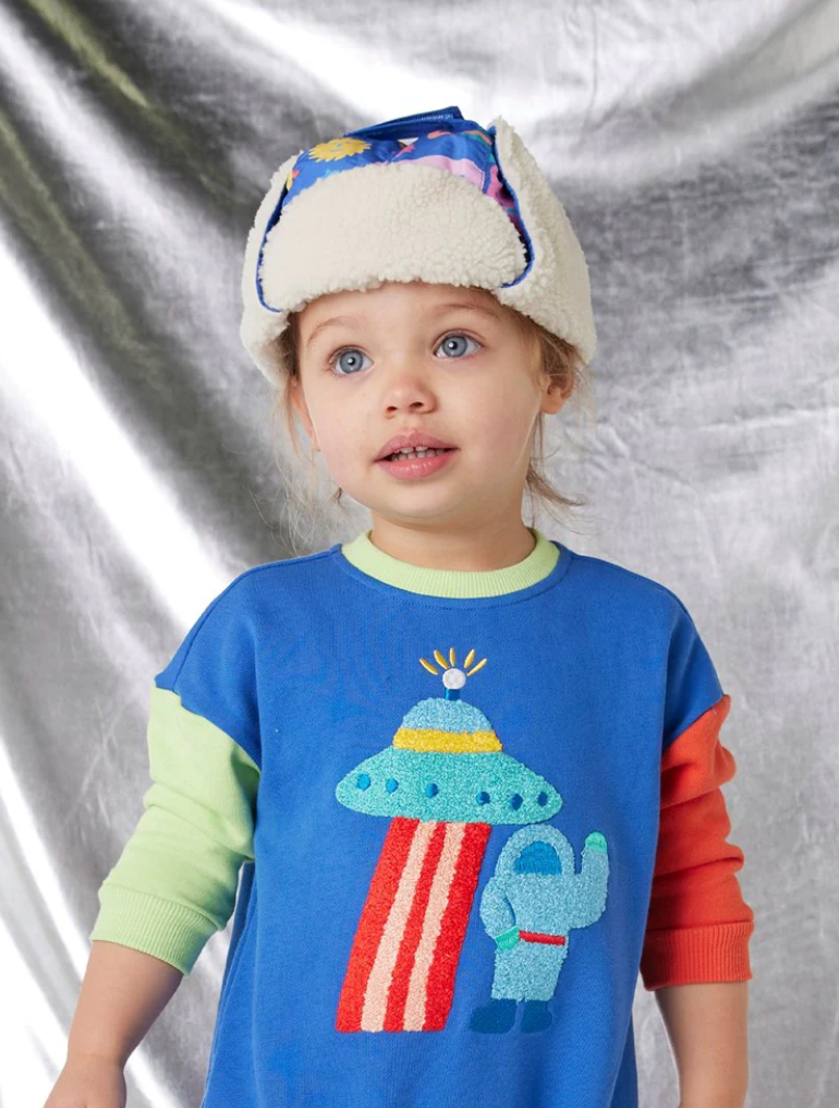 Rocket Ride Sherpa Trapper Hat- 1-2 Years