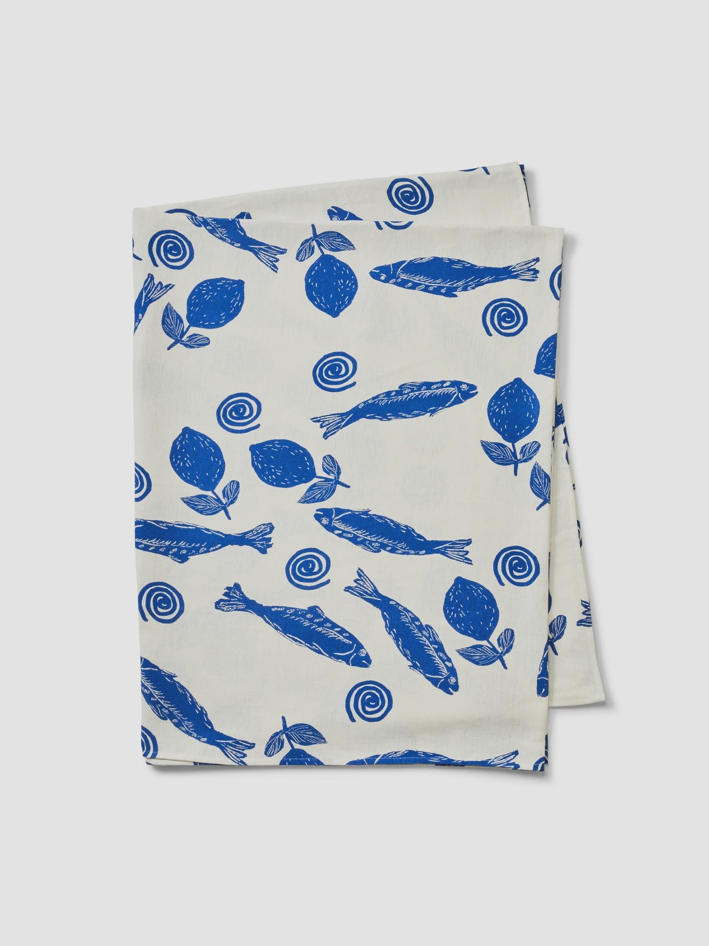 Sardines Blue Tablecloth