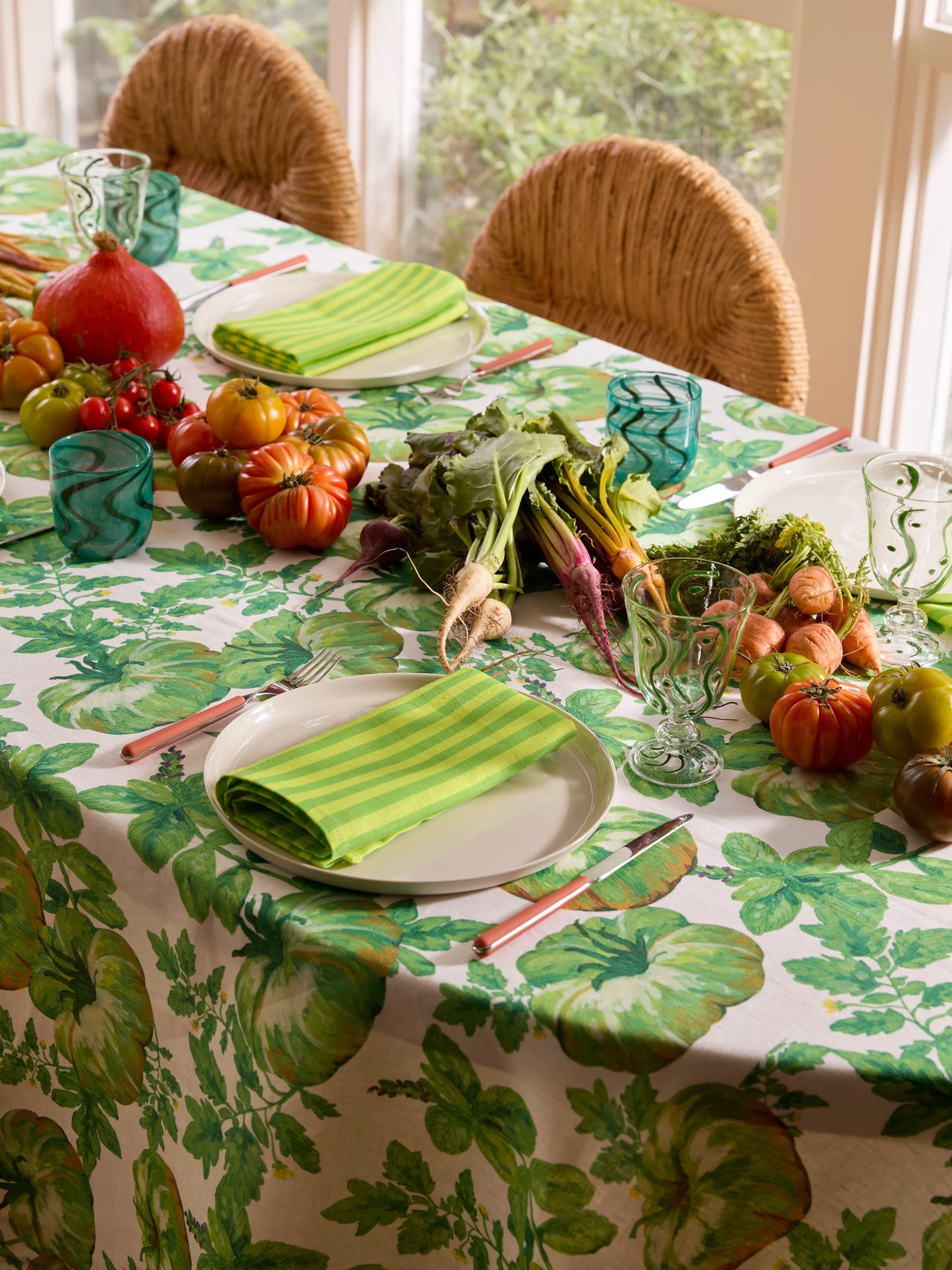 Heirloom Green Tablecloth- Medium