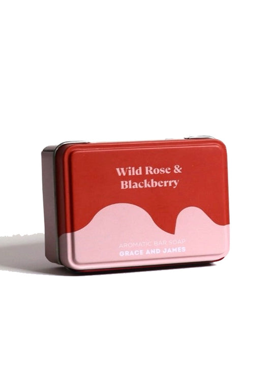 wild Rose &  Blackberry Bar Soap 80g