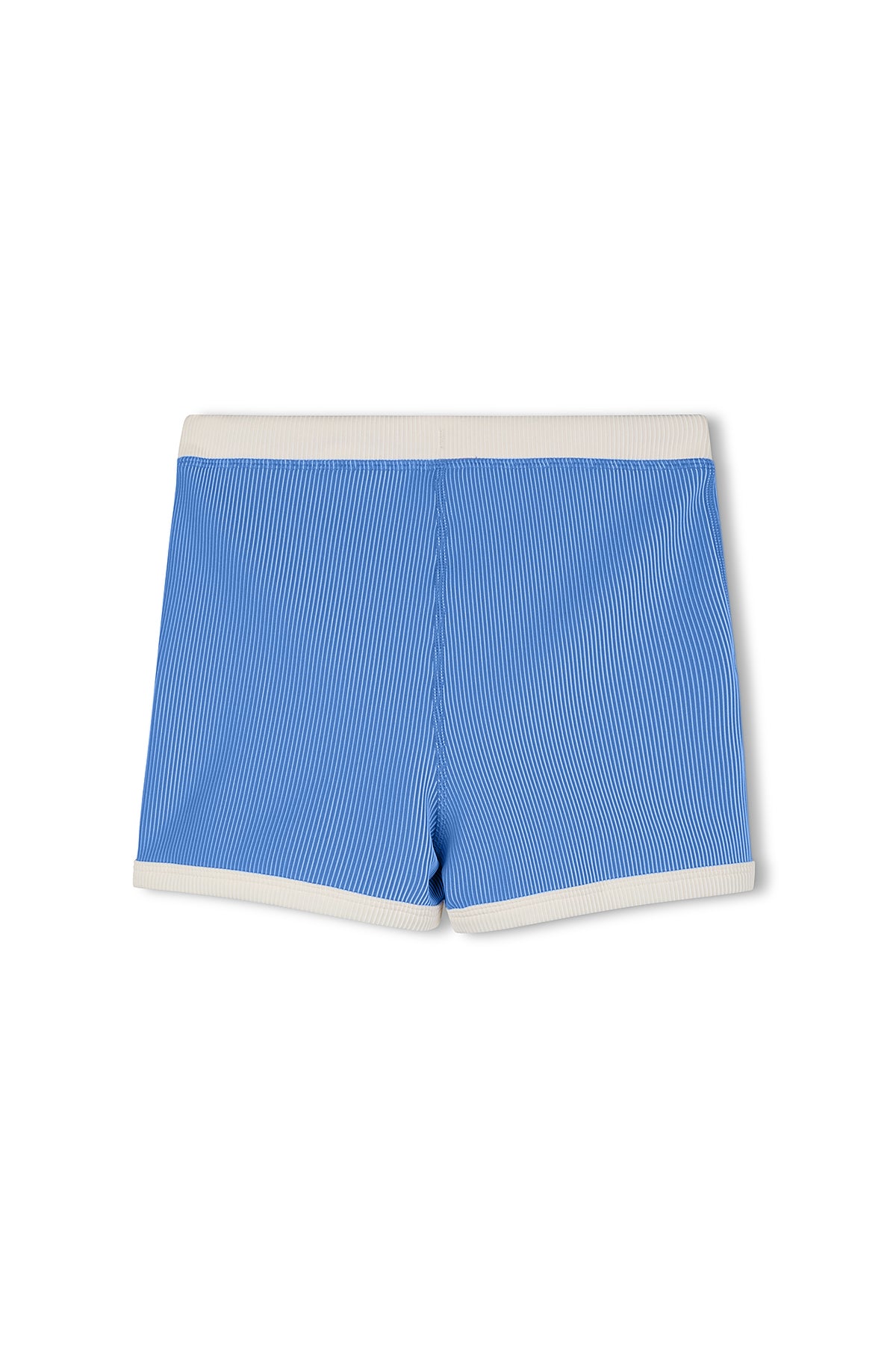 Mini Stripe Rib Surf Short- Sky Blue