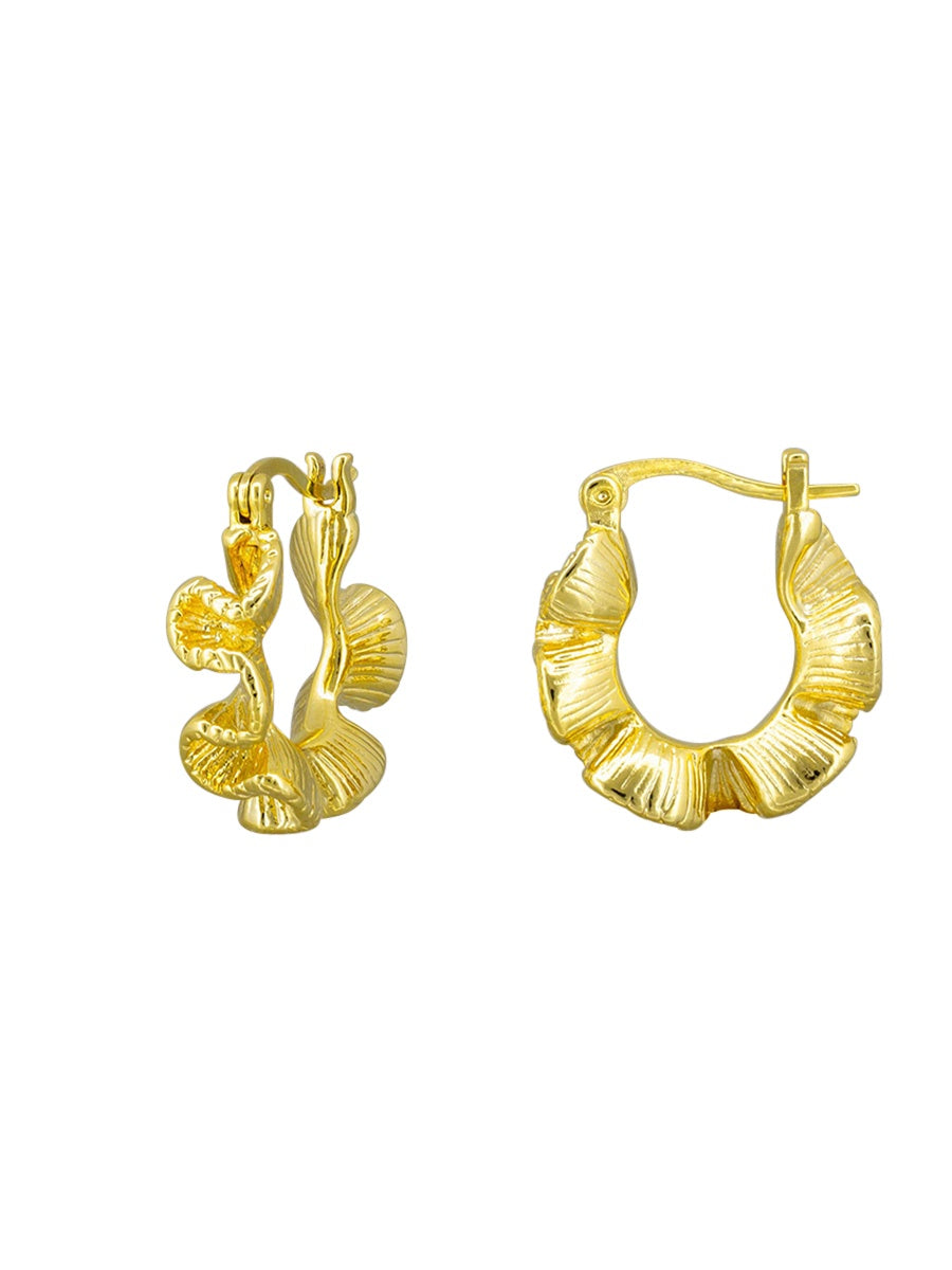Gold Sumba Hoops