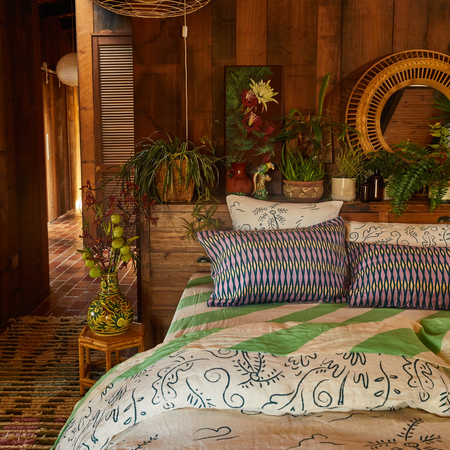 Santa Monica Linen Euro Pillowcase Set