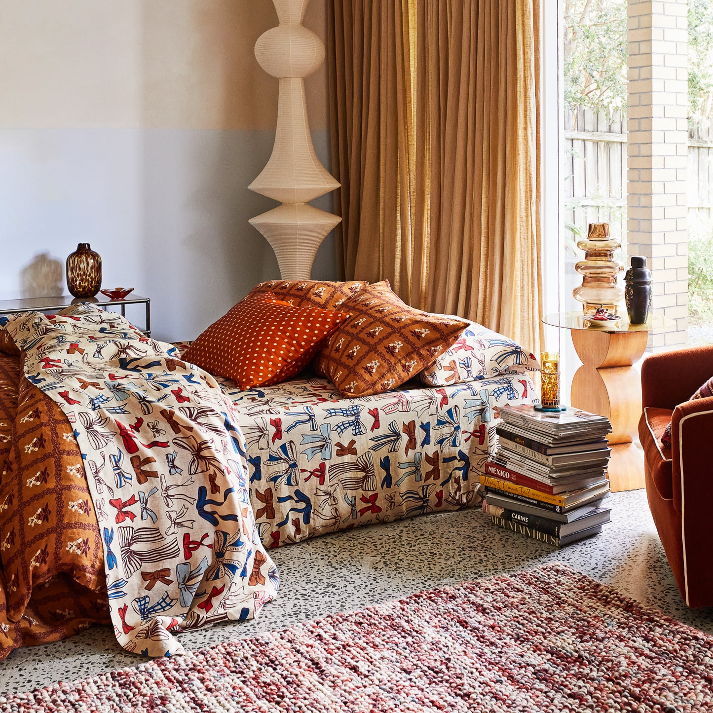 Lottie Linen Flat Sheets- Queen