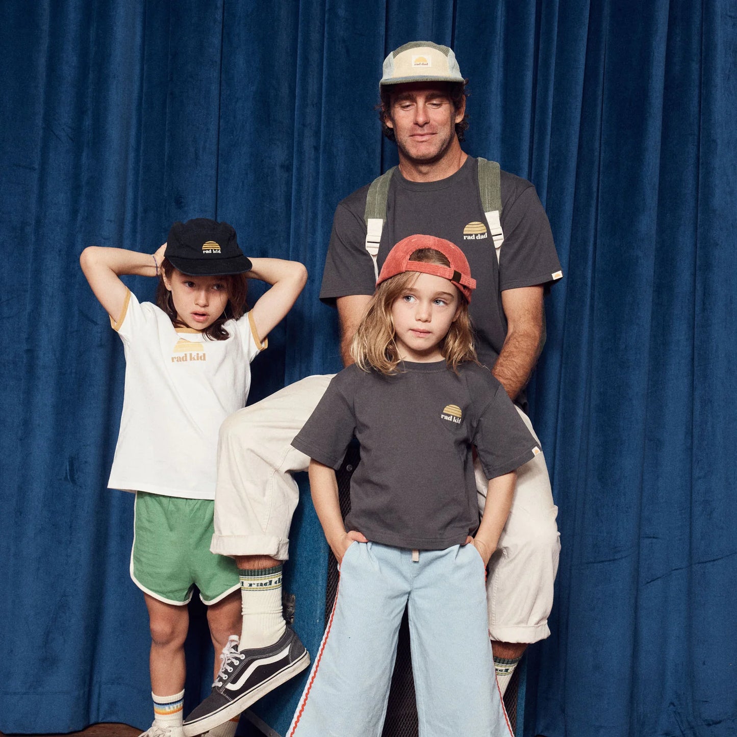 Rad Kid Oversized Tee - Faded Black