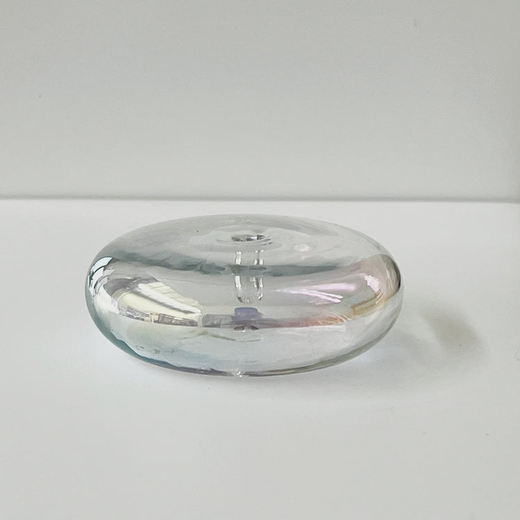 Glass Vessel Incense Holder- Iridescent