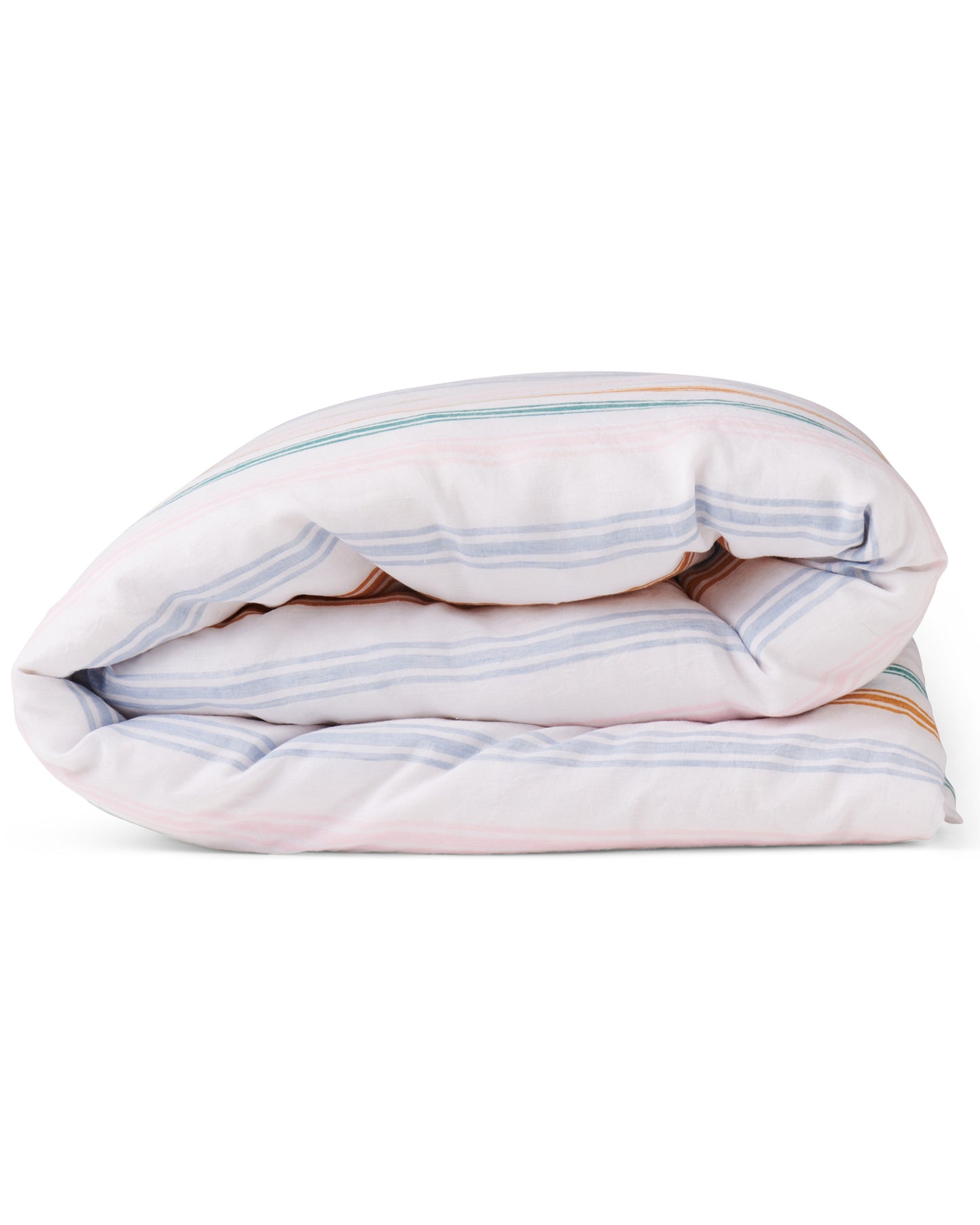 Siesta Stripe Linen Quilt Cover Queen