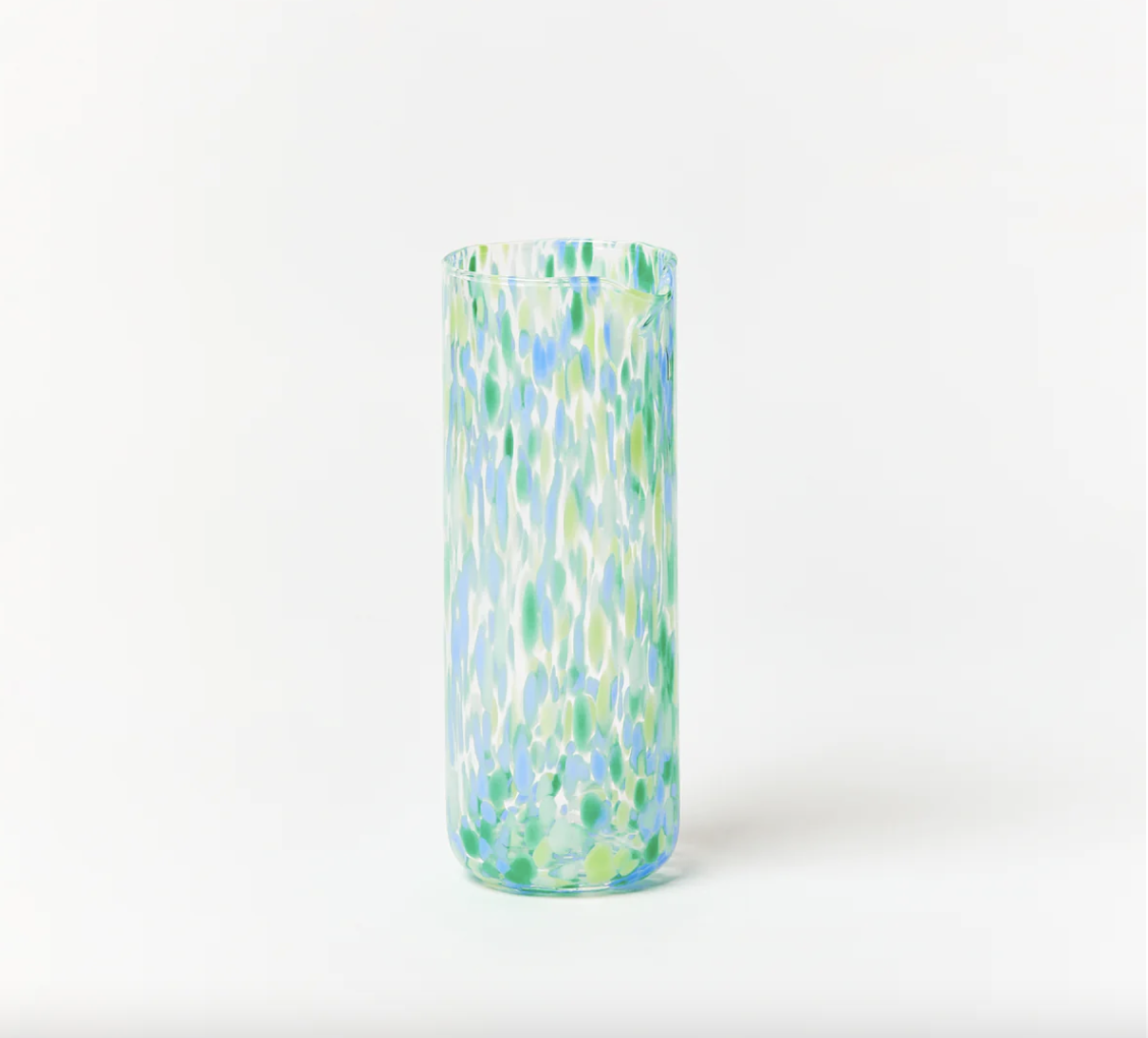 Dots Confetti Blue Carafe