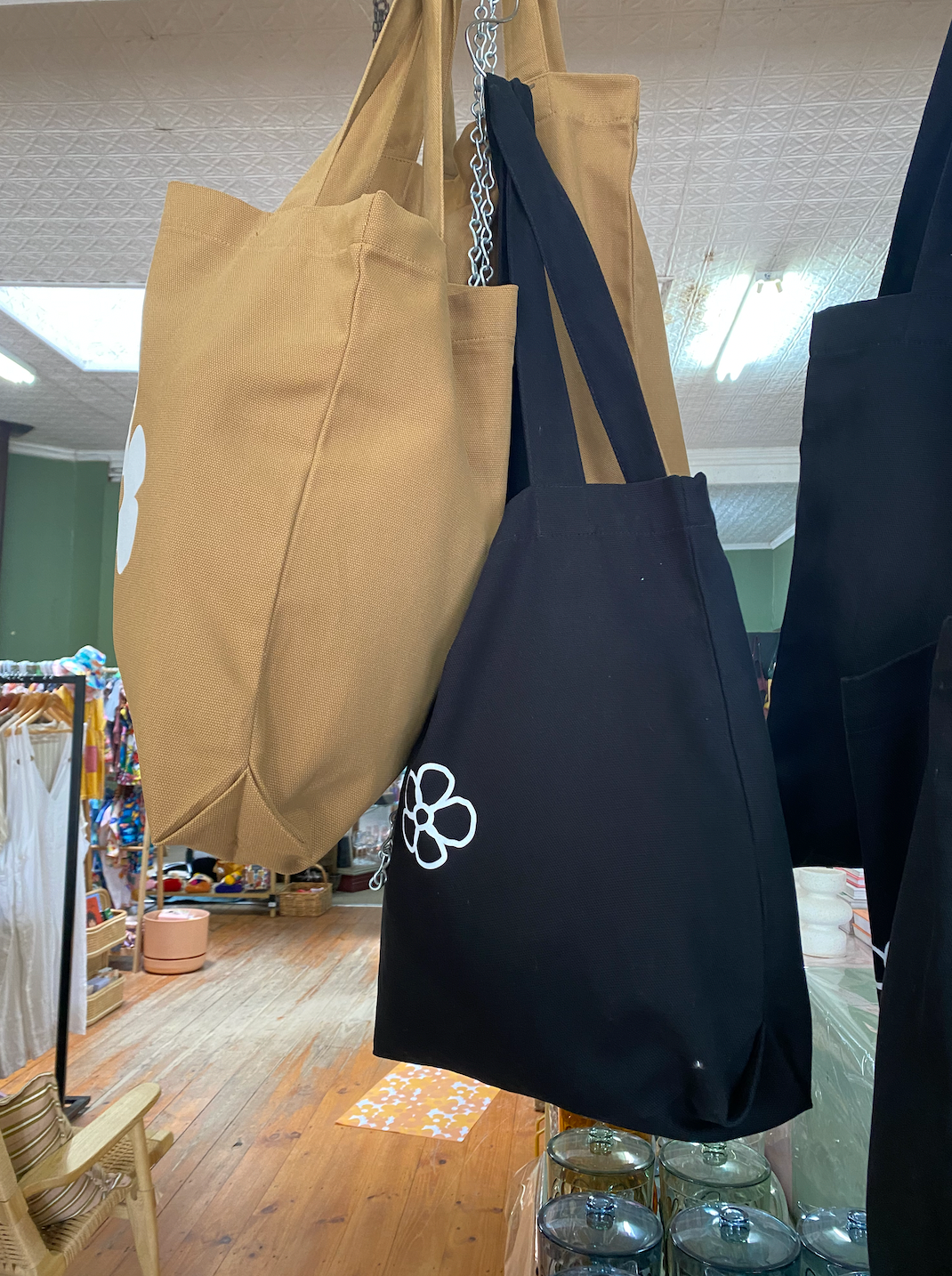 Marlbro House Tote Bag- Black