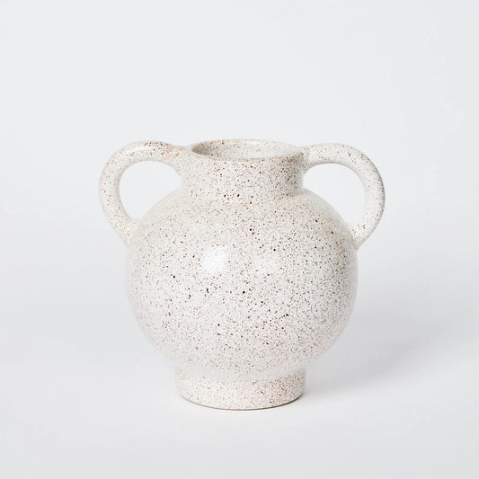 Speckle Chocolate Short Vase