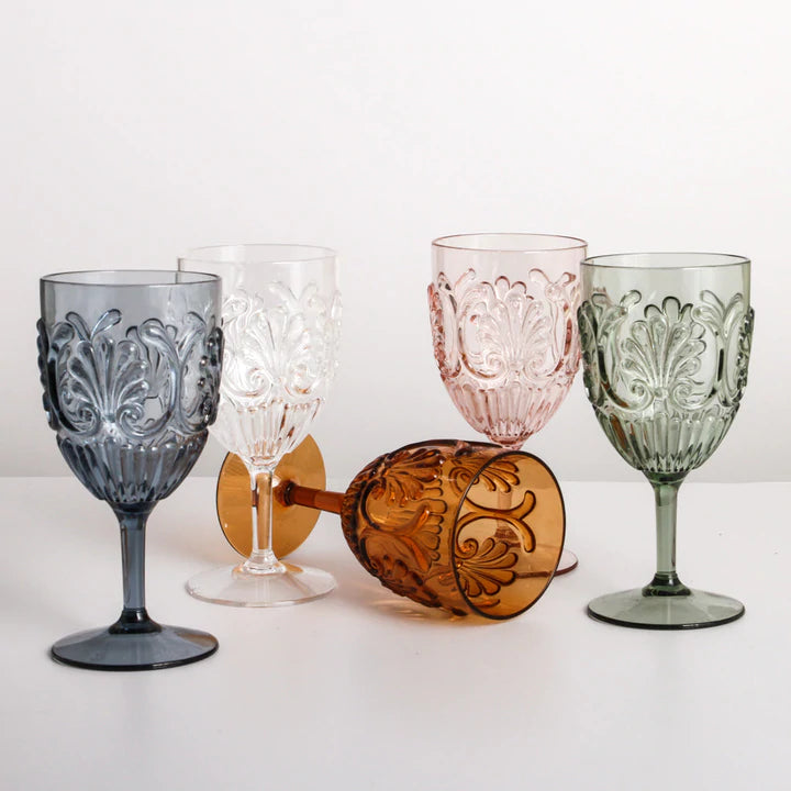 Flemington Acrylic Wine Glass - Amber