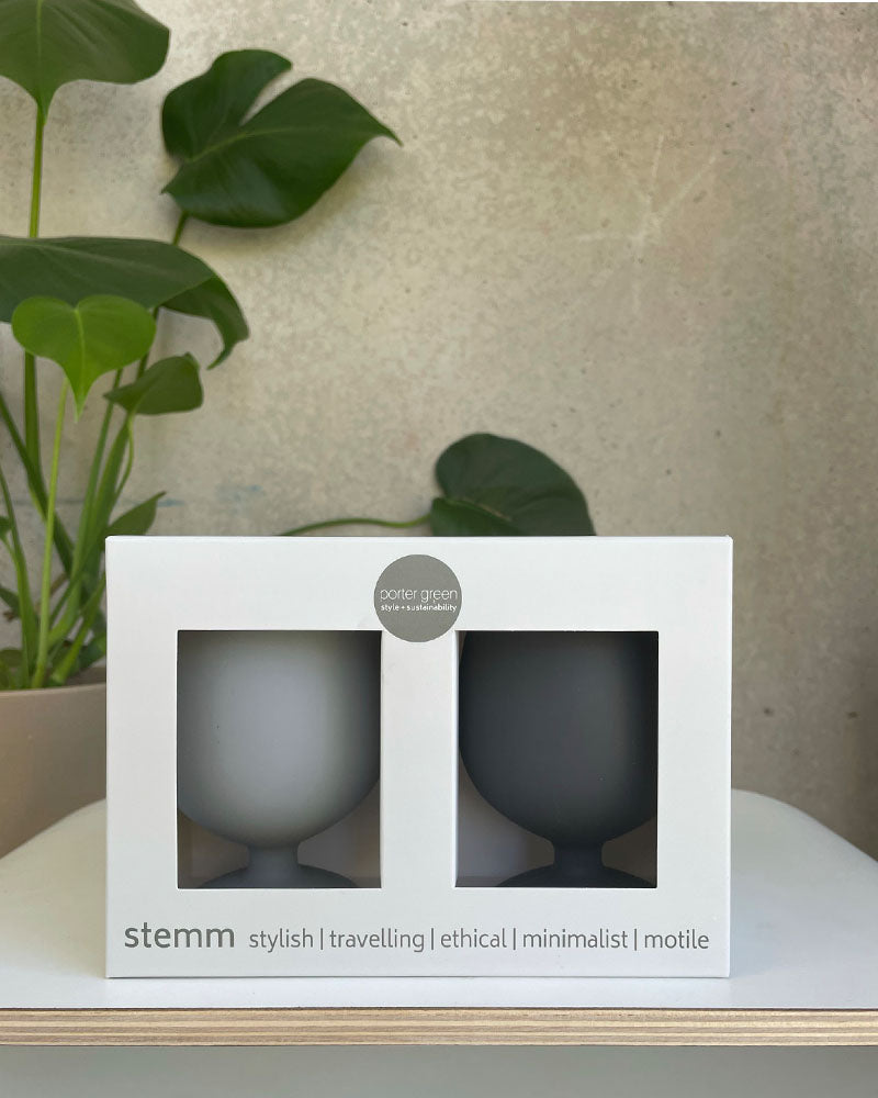 Stemm Unbreakable Silicone Wine Glasses- Whitehorse
