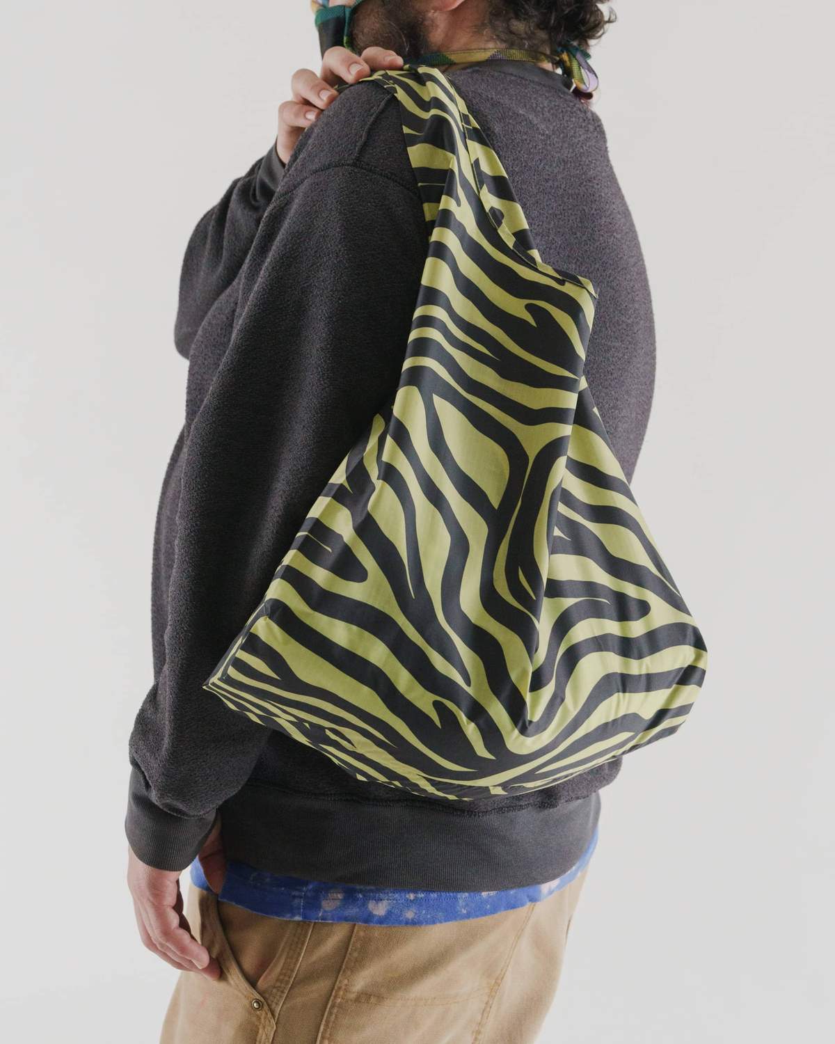 Standard Baggu - Olive Zebra