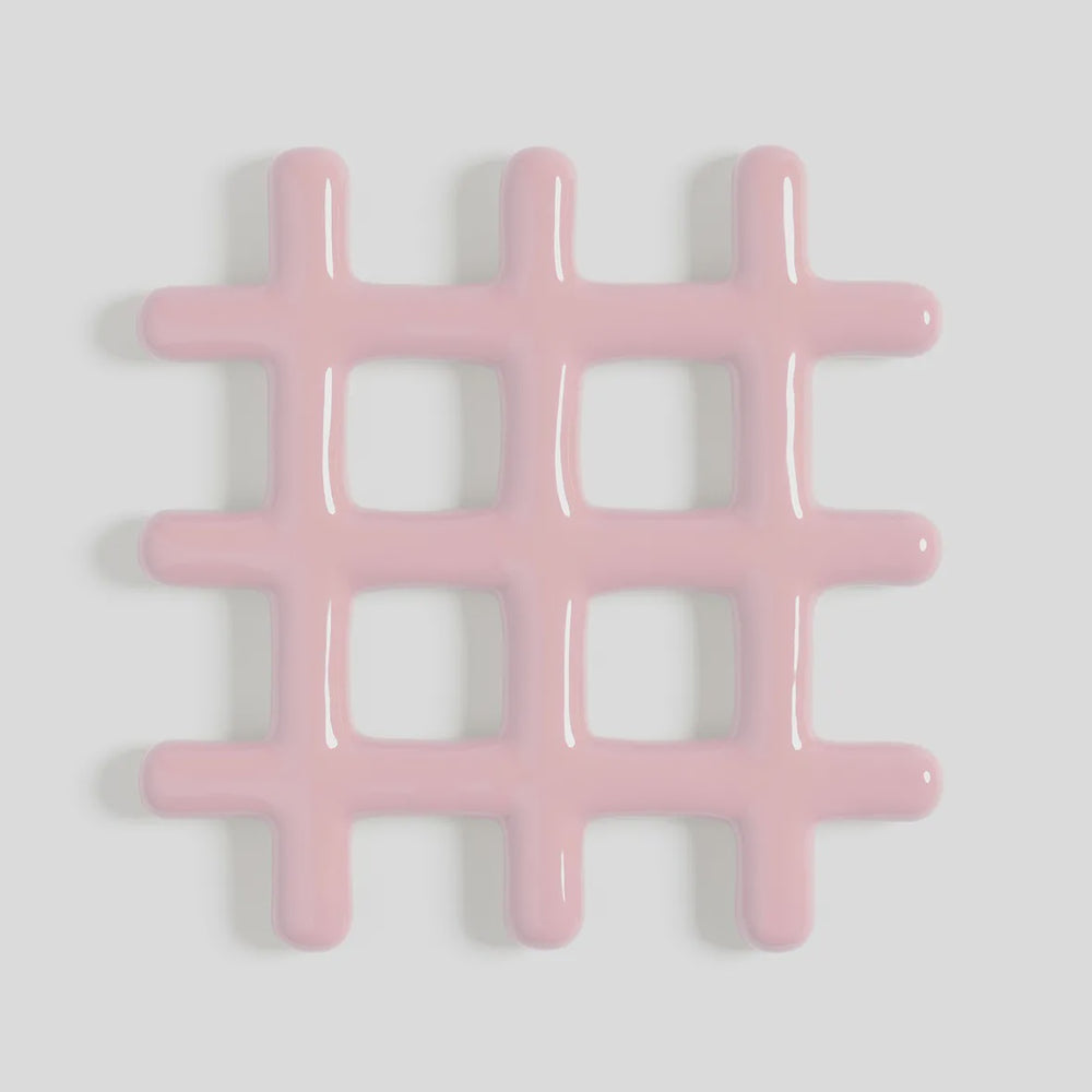 Trivet Grid Pink