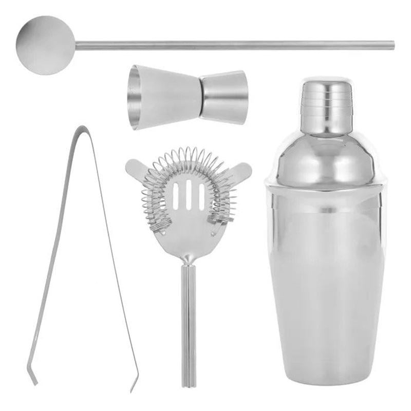 Boothby Set of 5 Stainless Steel Cocktail Set