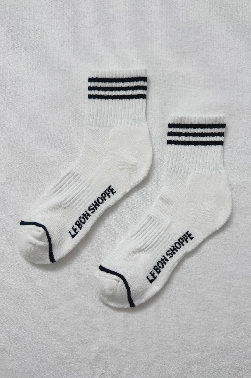 Girlfriend Socks- White