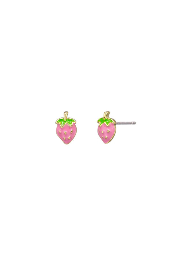 Pink Berry Studs