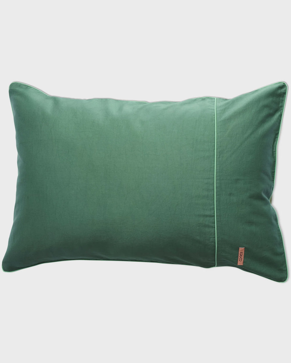 Glow In Green Bamboo Cotton Pillowcases 2P Std Set