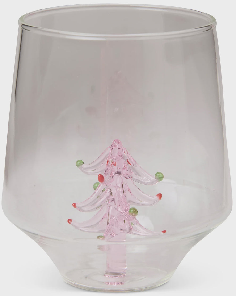 Tickled Pink Christmas Tumbler Glass 2P Set One Size
