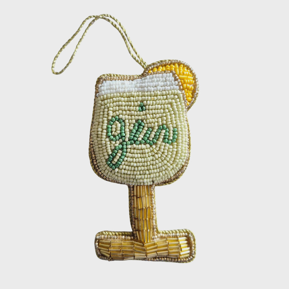 Beaded Hanging Decoration- Gin