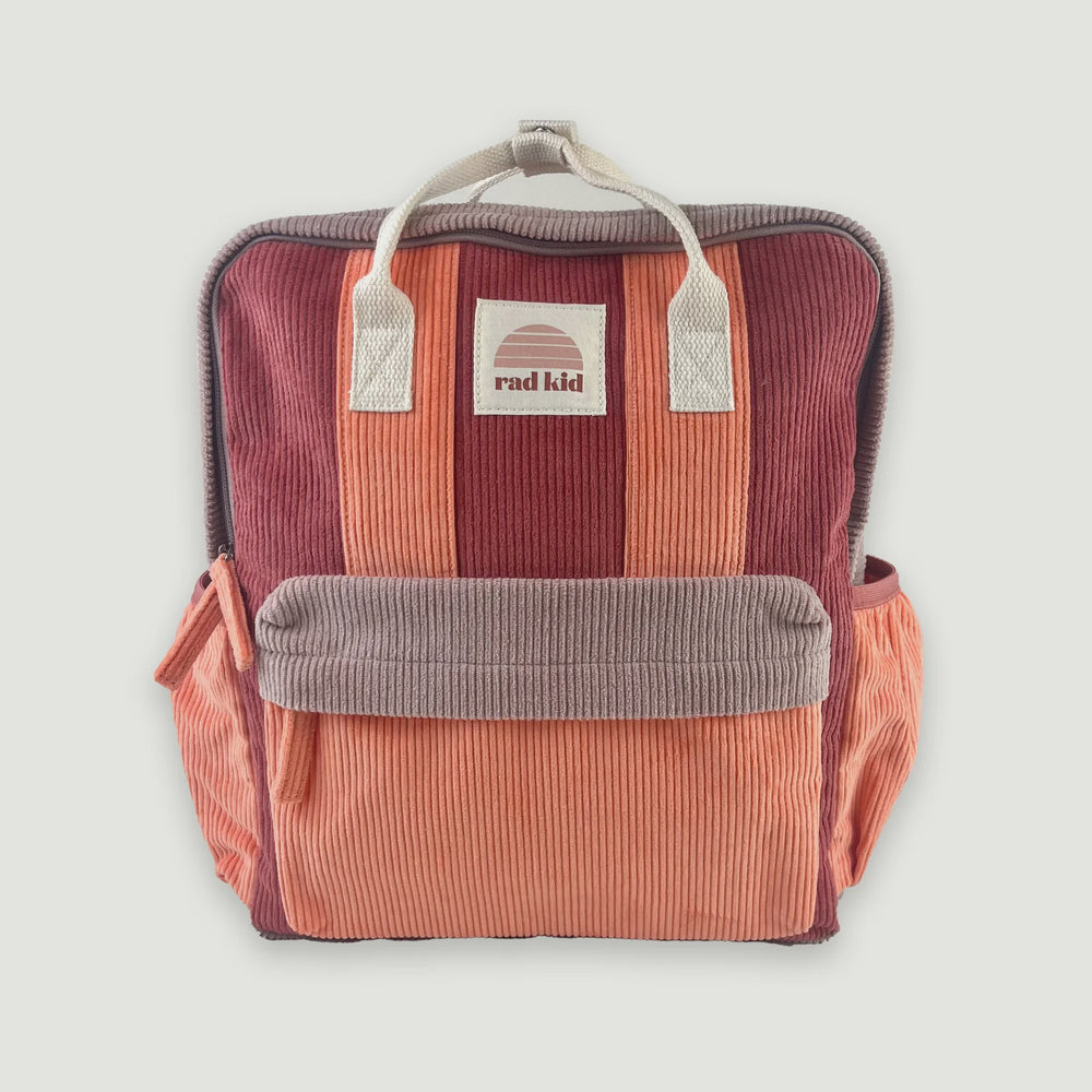 Corduroy Splice Eco Kids Backpack - Berry Nice