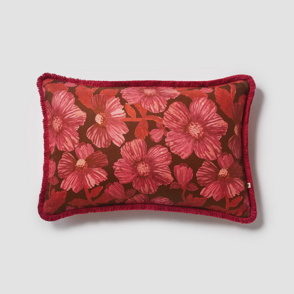 Woodland Dark Cerise 60x40cm Cushion