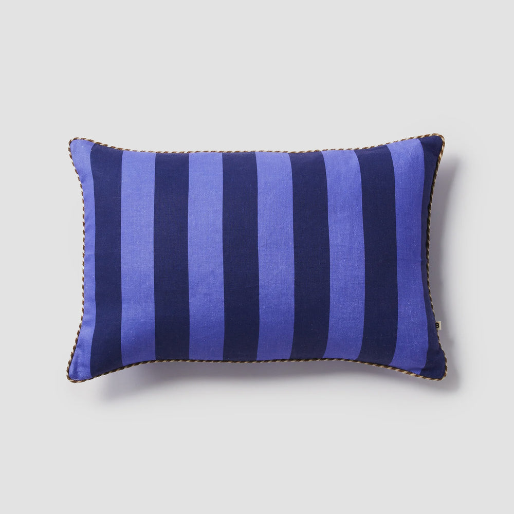 Bold Stripe Navy 60x40cm Cushion