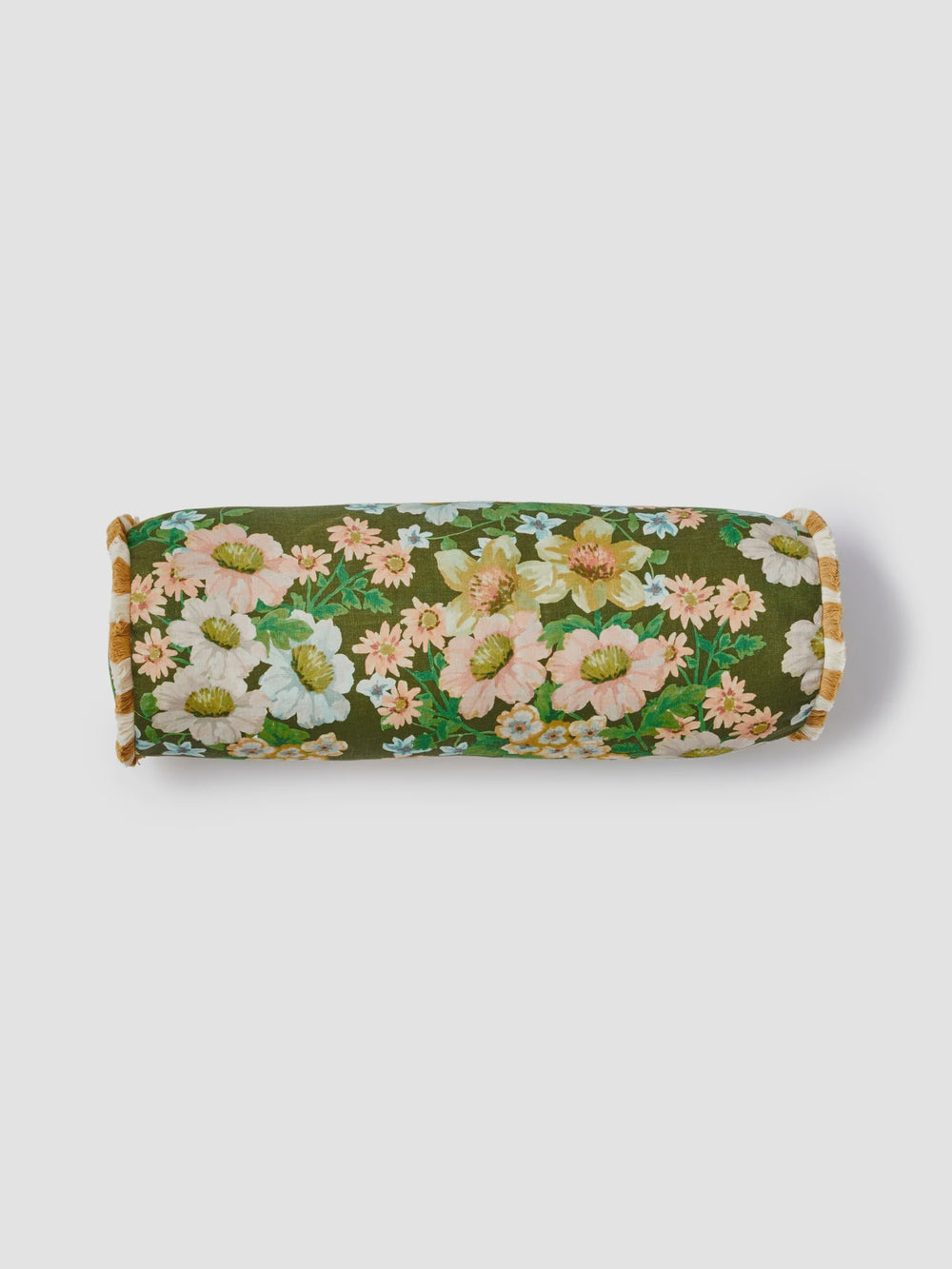 Buttercup Olive Bolster Cushion