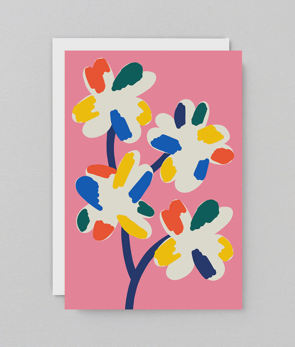 WRAP - Micke Lindebergh - Single Art Card - Four Flowers
