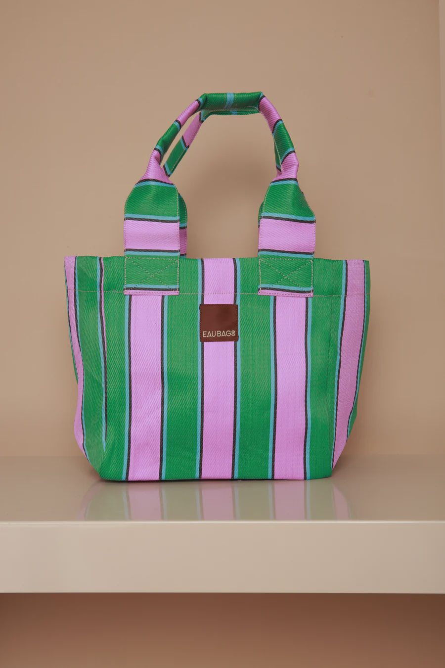 Tote- Musk and Deep Mint