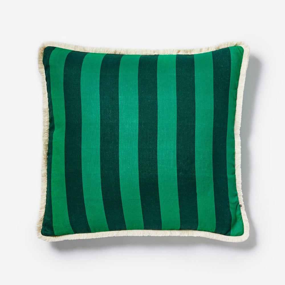 Bold Stripe Emerald 60cm Cushion