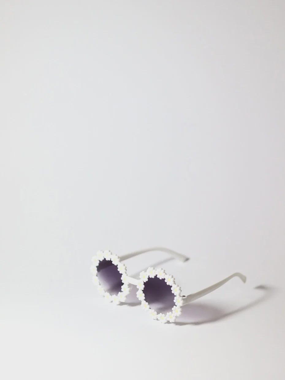 Flower Power Shades- White