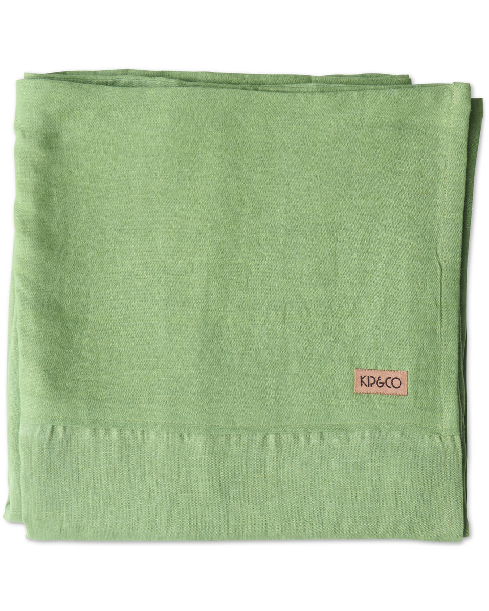 Green Tea Linen Flat Sheet