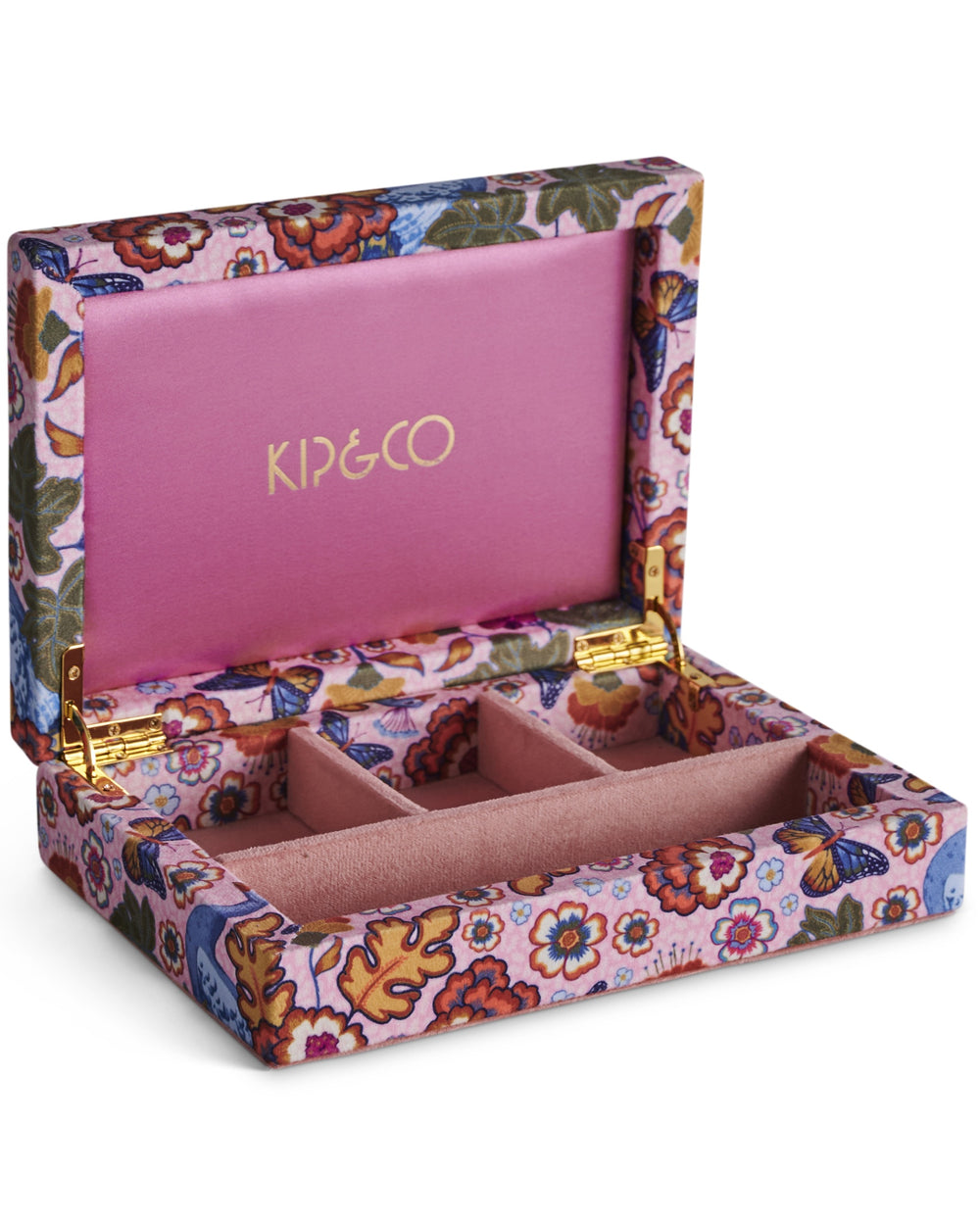 Lyon Velvet Jewellery Box Small Small