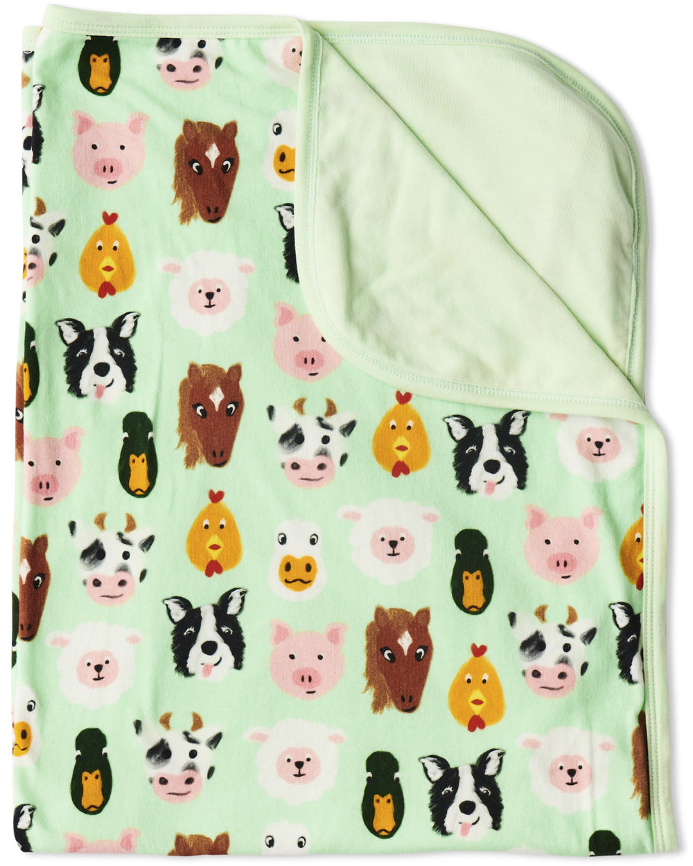 Farm Friends Organic Cotton Snuggle Blanket One Size
