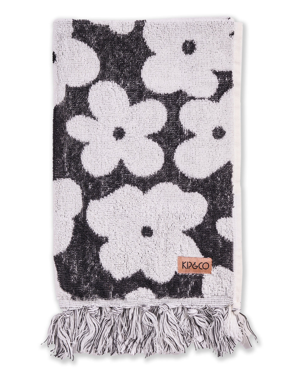 Flower Face Terry Hand Towel One Size
