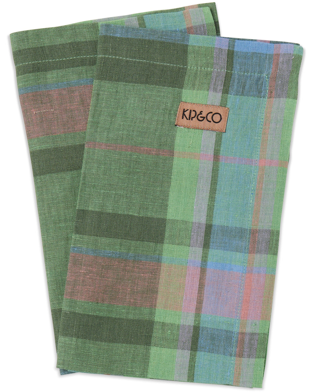 Jewel Of The Nile Tartan Linen 4P Napkin Set One Size