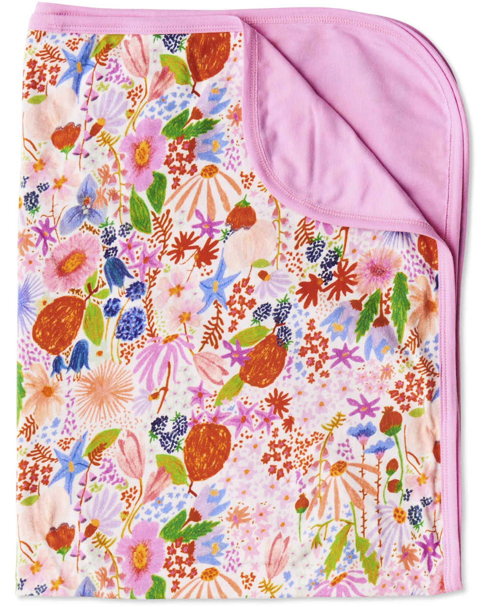 Meandering Meadow Organic Cotton Snuggle Blanket One Size