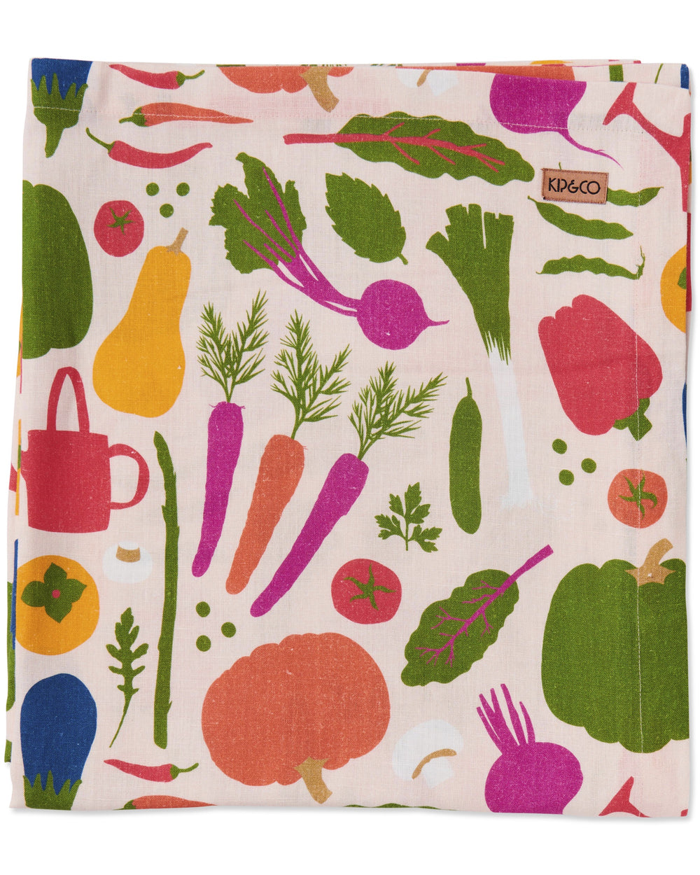 Kip&Co x Stephanie Alexander Stephanie's Harvest Round Linen Tablecloth One Size